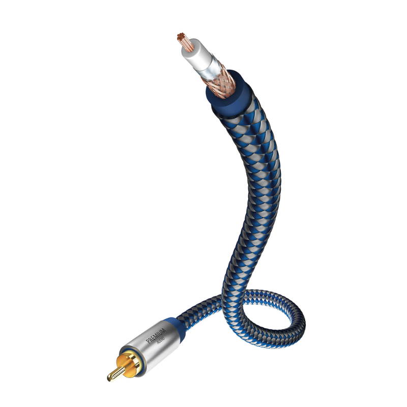 Inakustik Premium subwooferkabel RCA > RCA - 3m