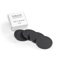 Inakustik Star XL Absorber Ø60mm x 5mm rubber (4 stuks)