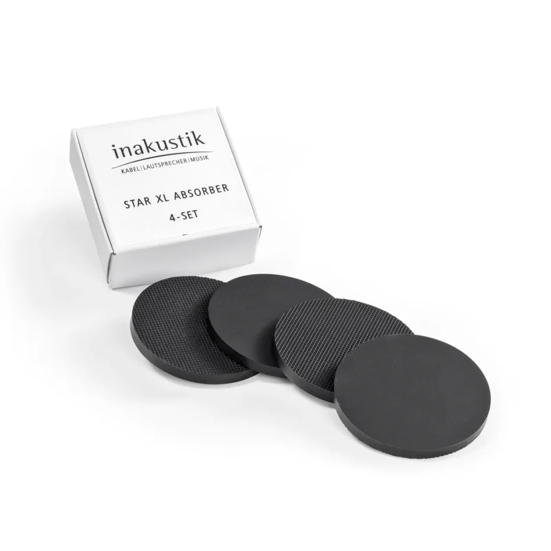 Inakustik Star XL Absorber Ø60mm x 5mm rubber (4 stuks)