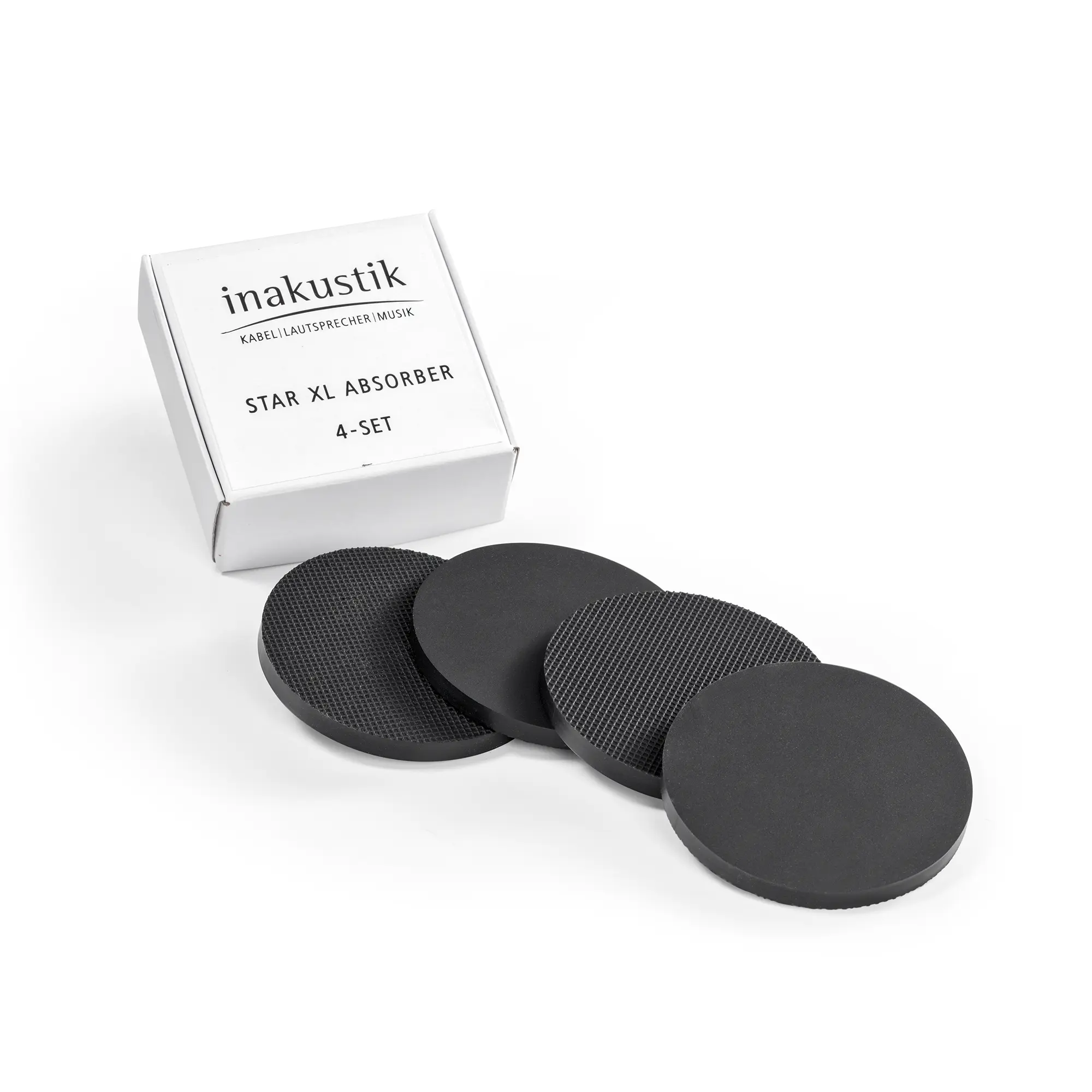 Inakustik Star XL Absorber Ø60mm x 5mm rubber (4 stuks)