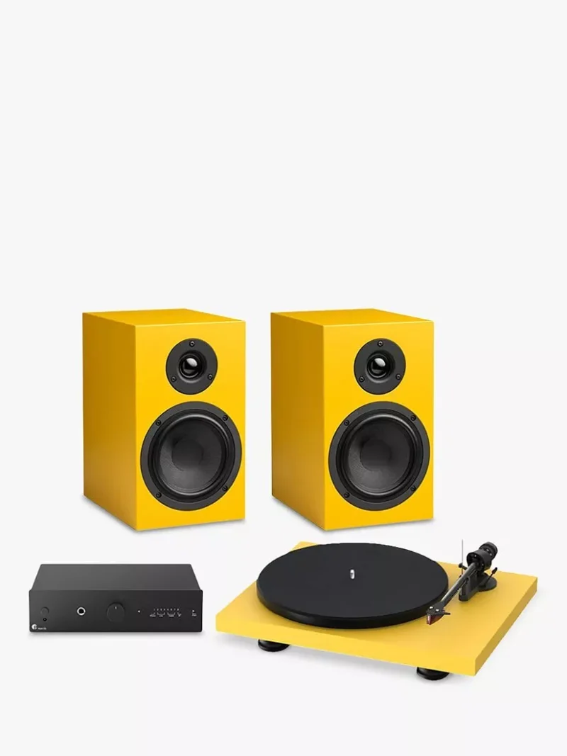 Pro-Ject Colourful Audio System - Wit Satijn