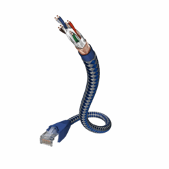 Premium CAT6 flex kabel 2xRJ45 - Ø6,8mm SF/UTP AWG24 - 0,5m