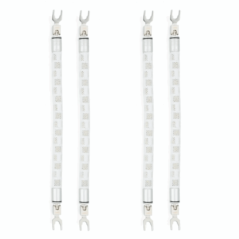 Inakustik Reference LS-4005 AIR Pure Silver BiWire-brug Spade-Spade 12cm - 4 set
