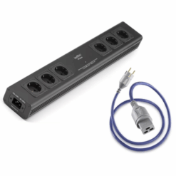 Isotek V5 Sirius 6-voudig netfilter (Zwart) met Premier 1,5 M C19